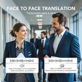 Foto 5 | Foto 5 | Auriculares De Traducción De Idiomas Ai 3 En 1 144 Idiomas Bluetooth 5.4 - Venta Internacional.