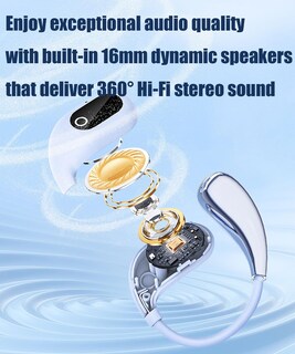 Foto 6 | Foto 6 | Auriculares Bluetooth Para Traducción Peachloft Hy-t26 Pro, Color Blanco - Venta Internacional.