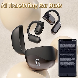 Foto 5 | Foto 5 | Auriculares Inalámbricos Para Traducción, Bluetooth, 144 Idiomas, Color Negro - Venta Internacional.