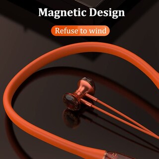 Foto 2 | Foto 2 | Auriculares Bluetooth Con Banda Para El Cuello, Pantalla Led Genérica Ipx5, Color Negro - Venta Internacional.
