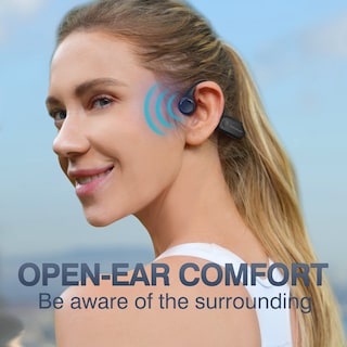 Foto 3 | Foto 3 | Auriculares De Conducción Ósea Genéricos Open Ear Sport, Color Gris - Venta Internacional.