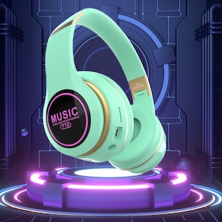 Foto 1 | Foto 1 | Auriculares Bluetooth Con Cancelación De Ruido Led Para Colocar Sobre La Oreja, Negros - Venta Internacional.