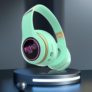 Foto 3 | Foto 3 | Auriculares Bluetooth Con Cancelación De Ruido Led Para Colocar Sobre La Oreja, Negros - Venta Internacional.