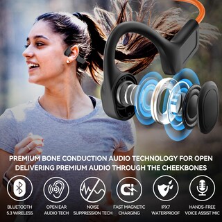 Foto 2 | Foto 2 | Auriculares De Conducción Ósea Celsussound Upgraded Ipx7 Orange - Venta Internacional.