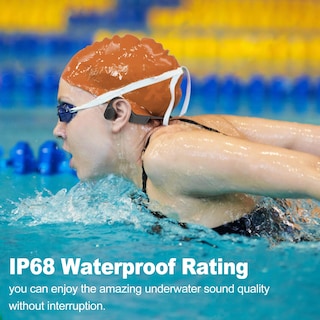 Foto 2 | Foto 2 | Auriculares De Conducción Ósea Para Natación Ip68, Impermeables, 32 Gb, Mp3 - Venta Internacional.