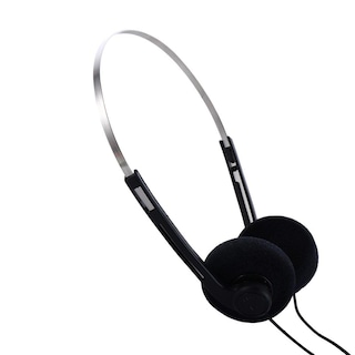 Foto 3 | Foto 3 | Auriculares Supraaurales Retro Con Cable, Estéreo, Ligeros, Negros - Venta Internacional.