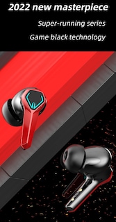 Foto 5 | Foto 5 | Auriculares Inalámbricos Bluetooth Para Juegos Sin Retardo De Juego, Blancos - Venta Internacional.