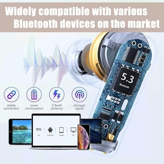 Foto 2 | Foto 2 | Auriculares Inalámbricos Bluetooth Con Micrófono, Batería De 42 Horas Ipx7 - Venta Internacional.