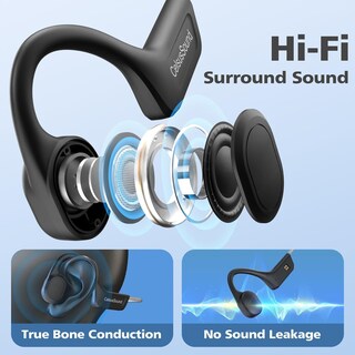 Foto 6 | Foto 6 | Auriculares De Conducción Ósea Mejorados Ipx7 A Prueba De Agua Bluetooth 5.3 - Venta Internacional.