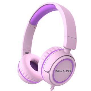 Foto 1 | Foto 1 | Auriculares Imyb V1 Estéreo Con Cable Plegables Para Niños, Color Rosa - Venta Internacional.