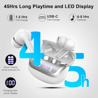 Foto 3 | Foto 3 | Auriculares Inalámbricos Donerton Bluetooth 5.4 Con Cancelación De Ruido - Venta Internacional.