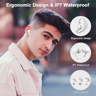 Foto 7 | Foto 7 | Auriculares Inalámbricos Donerton Bluetooth 5.4 Con Cancelación De Ruido - Venta Internacional.