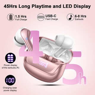 Foto 3 | Foto 3 | Auriculares Inalámbricos Donerton Bluetooth 5.4 Con Cancelación De Ruido - Venta Internacional.