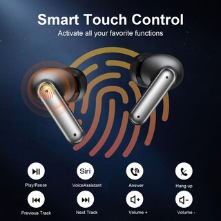 Foto 7 | Foto 7 | Auriculares Inalámbricos Ziuty 50h Playtime Bluetooth Ipx5 A Prueba De Agua - Venta Internacional.