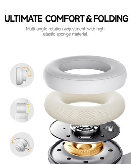 Foto 5 | Foto 5 | Auriculares Bluetooth Picun B8 120 Horas Inalámbricos Blancos - Venta Internacional.