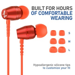 Foto 6 | Foto 6 | Auriculares Con Cable Ludos Omnitone Con Micrófono Jack De 3,5 Mm Coral - Venta Internacional.