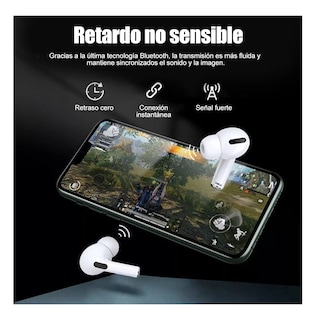 Foto 3 | Foto 3 | Auriculares Inalámbricos Pro3 Compatibles Con Iphone Android Blanco