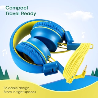Foto 3 | Foto 3 | Auriculares Noot Products K3 Kids Plegables Estéreo Azul - Venta Internacional.