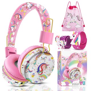Foto 1 | Foto 1 | Auriculares Qearfun Unicorn Para Niñas Y Niños Con Micrófono Bluetooth - Venta Internacional.