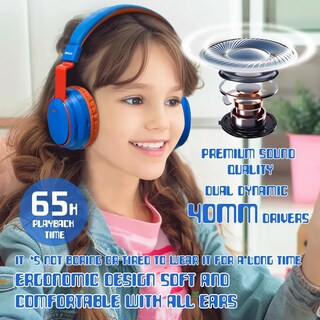 Foto 4 | Foto 4 | Auriculares Mokata Kids Bluetooth 5.3 Inalámbricos, 60 Horas De Reproducción - Venta Internacional.
