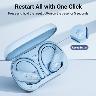 Foto 4 | Foto 4 | Auriculares Inalámbricos Occiam 96 Hrs Playback Sport Waterproof Blue - Venta Internacional.