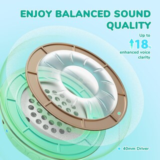 Foto 4 | Foto 4 | Auriculares Bluetooth Iclever Bth22 Kids 60 H Play Time Green - Venta Internacional.