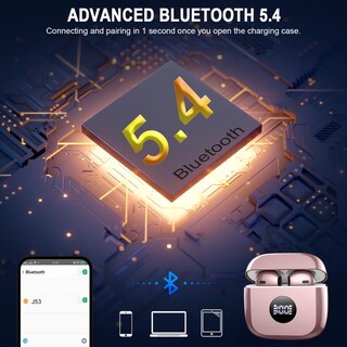 Foto 2 | Foto 2 | Auriculares Inalámbricos Jxrev Bluetooth 5.4 Hifi Stereo Con 4 Micrófonos Ip7 - Venta Internacional.