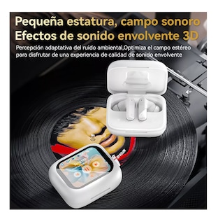 Foto 4 | Foto 4 | Audífonos Con Pantalla Bluetooth Inalámbricos Blanco