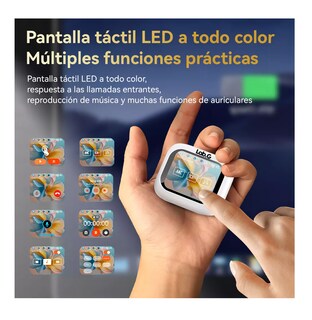 Foto 5 | Foto 5 | Audífonos Con Pantalla Bluetooth Inalámbricos Blanco