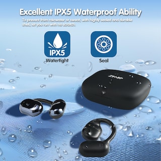 Foto 6 | Foto 6 | Auriculares Inalámbricos Bluetooth Zihnic S05 De Oído Abierto Negros - Venta Internacional.