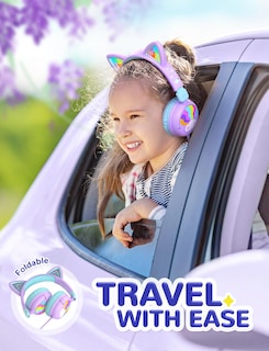 Foto 6 | Foto 6 | Auriculares Para Niños Iclever Cat Ear Led Con Luz Led De 85 Dba, Volumen Seguro - Venta Internacional.
