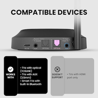 Foto 3 | Foto 3 | Auriculares Inalámbricos Avantree Ht5009 Plus Para Tv Bluetooth 5.3 - Venta Internacional.
