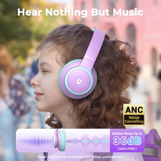 Foto 2 | Foto 2 | Auriculares Inalámbricos Con Cancelación De Ruido Iclever Bth26 Para Niños - Venta Internacional.