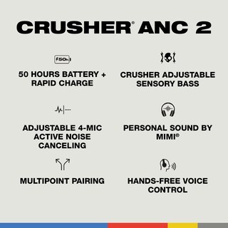 Foto 4 | Foto 4 | Auriculares Inalámbricos Skullcandy Crusher Anc 2 Con Batería De 50 Horas - Venta Internacional.