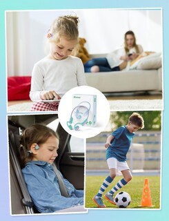 Foto 6 | Foto 6 | Auriculares Iclever Kids Bluetooth 5.4 Con Conducción De Aire, Oído Abierto - Venta Internacional.