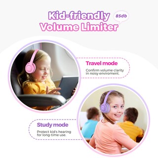 Foto 3 | Foto 3 | Auriculares Vinamass A63 2+1 Para Niños Con Cable Y Límite De Volumen De 85 Db - Venta Internacional.