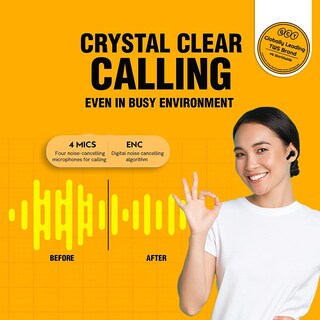 Foto 7 | Foto 7 | Auriculares True Wireless Qcy T13 Bluetooth 5.1 40 Horas De Reproducción - Venta Internacional.