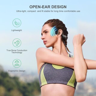 Foto 2 | Foto 2 | Auriculares De Conducción Ósea Qaekie Q10 Bluetooth 5.3 12 Horas - Venta Internacional.