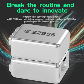 Foto 6 | Foto 6 | Auriculares Con Monitor Intraural Cca Kz As16 Pro 16ba Hifi Iem - Venta Internacional.