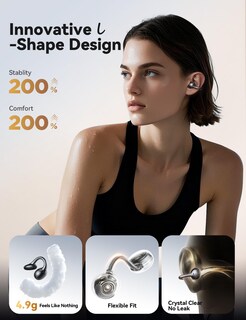 Foto 3 | Foto 3 | Auriculares Inalámbricos De Oído Abierto Joyroom Oe3 Negros - Venta Internacional.