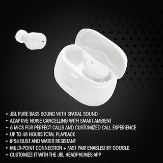 Foto 3 | Foto 3 | Auriculares Inalámbricos Con Cancelación De Ruido Jbl Tune Buds 2 Negros - Venta Internacional.