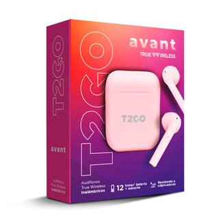 Foto 3 | Foto 3 | Audífonos inalámbricos Avant T2GO color Rosa
