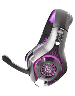 Foto 3 | Foto 3 | Audífonos Gamer con Luz Led y Vibración Nbhg-viper color Púrpura