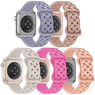 Foto 1 | Foto 1 | Venta Internacional - Arctime 5 Pack Soft Silicone Bands Compatibles Con La Banda Apple Watch 38 Mm 41 Mm 42 Mm 44 Mm 45 Mm 49
