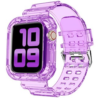 Foto 1 | Foto 1 | Venta Internacional - Dabaoza Compatible Para Clear Apple Watch Band 41mm 40 Mm De 38 Mm Con Estuche, Mujer Girl Men Boy Crysta
