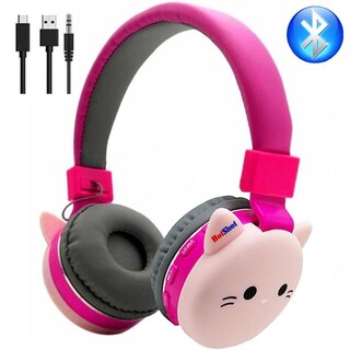 Foto 2 | Foto 2 | Auriculares 3d Diseño De Gato Rosa  Hotshot  Mxyca-001 1 Pieza Color Rosa