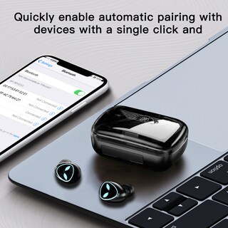 Foto 5 | Foto 5 | Venta Internacional-Audífonos True Wireless Generic M20 Negros con Bluetooth