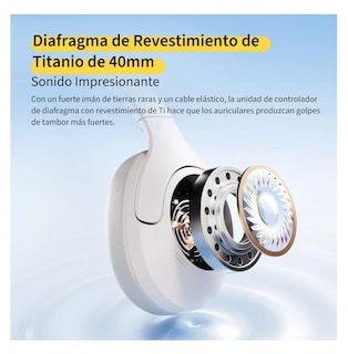 Foto 2 | Foto 2 | Audífonos Inalámbricos Qcy H3lite 28db Anc Gamer Diadema Wh Blanco