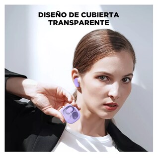 Foto 3 | Foto 3 | Auriculares Gamer Inalámbricos HTC True Wireless Earbuds 9+ BDA9 Violeta con Luz LED