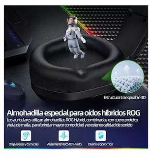 Foto 5 | Foto 5 | Audífonos Gamer Diadema Con Microfono Led Rgb Negro